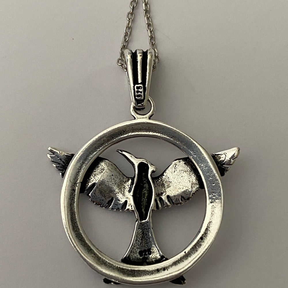 925 Sterling silver eagle necklace - Picture 5 of 6